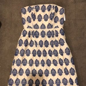J Crew Strapless Dress Sz 0
